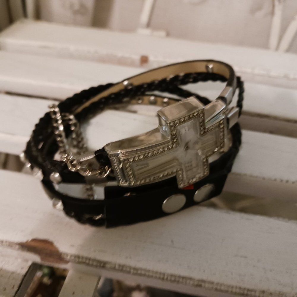 Watch Trendy Cross that wraps around your wrist